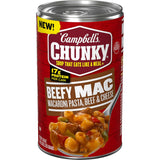 Campbell's Chunky Chili Mac Soup, 18.8 oz Can – Shelf-Stable Comfort Food for a Simple, No-Prep Weeknight
