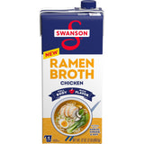 Swanson Ready Ramen-Style Broth – Housewarming Gift Idea for New Apartment Kitchens, 32 oz