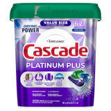 Cascade Platinum Plus Dishwasher Pods – Worry-Free Dishwasher Soap for Hard Water Homes, No Pre-Rinse Required