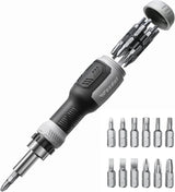Wesdut All-in-One Ratcheting Screwdriver – Single Tool for Every Household Screw, Less is More