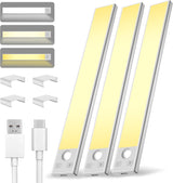 LumenGlow Battery Powered Motion Light – Cordless Outdoor Dining and BBQ Counter Illumination, 3 Pack