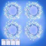 Twinkle Lights Battery Operated – Smoke Free Twinkle Garland Safe Around Pets, Pillows, and Bedding