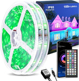 LEDMO Music Sync LED Strip Lights 100ft, Soothing Color Changing Lights for Meditation Room and Yoga Space