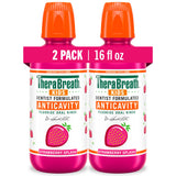 TheraBreath Kids Fluoride Mouthwash 2 Pack – Clean Label Anticavity Rinse with Dentist Formulated Pediatric Safe Ingredients