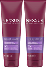 Nexxus Blonde Assure Protein Shampoo – Mindful Weekly Toning Ritual for Brassy Hair