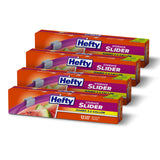 Hefty Slider Jumbo Storage Bags – Kids Lunch and Snack Pouch for School and Field Trips, 2.5 Gallon Family Pack of 24