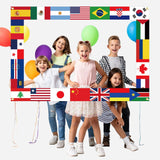 WorldFlagsCo World Flags Photo Booth Frame Housewarming Gift for Hosts Who Love International Sports and Travel