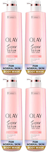 Olay Super Serum Body Wash for Families, Gentle Hydration & Clean Ingredients
