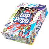 Top Pops Taffy Pops, 48 Pack – Kid-Friendly Assorted Fruit Lollipops for Birthday Party Favors