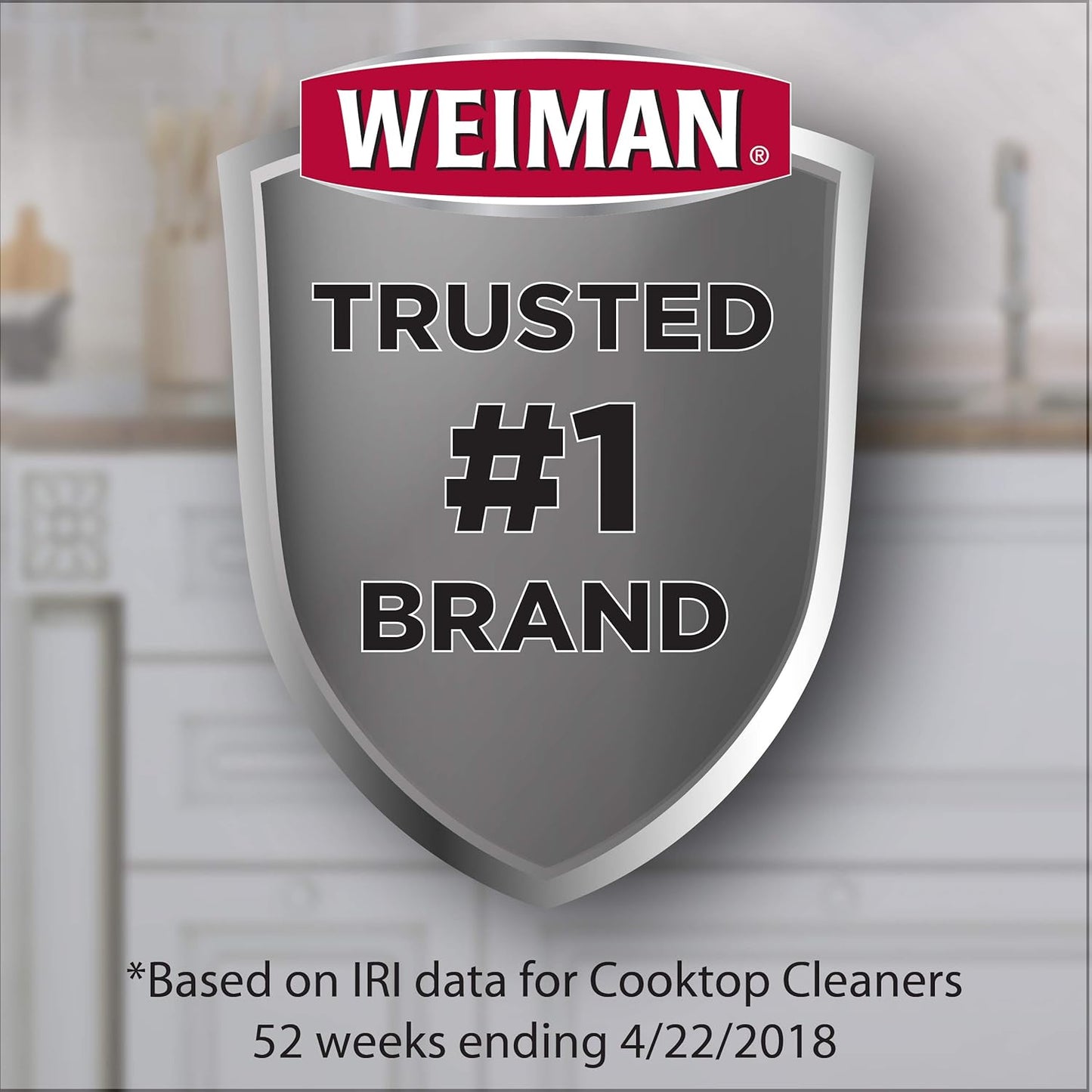 Weiman Glass & Ceramic Cooktop Kit – Worry-Free Cleaning for Family Kitchens, Includes Razor Scraper