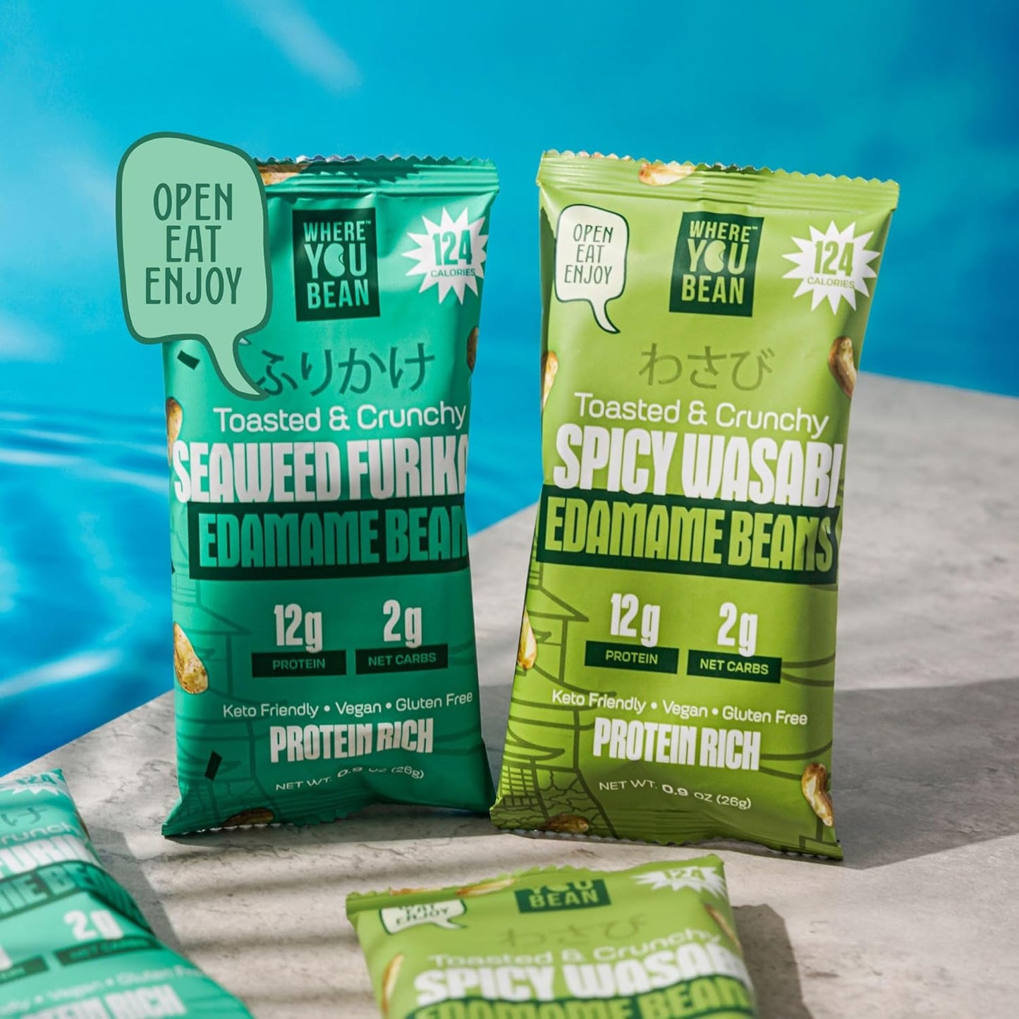 Where You Bean Dry-Roasted Edamame Beans – Portable Vegan Protein for Commute Bags and Mid-Morning Work Snacks