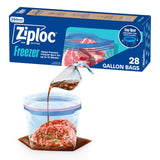 Ziploc Gallon Food Storage Bags – 12-Week Freezer Burn Prevention for Wholesome Meal Planning