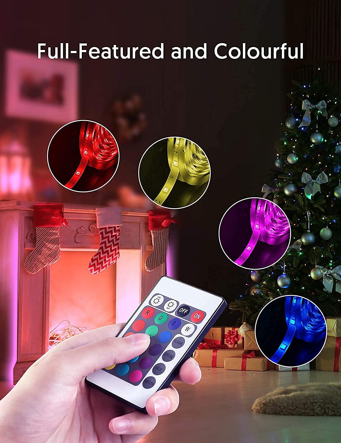 111111 RGB Strip Light Kit – Birthday Gift for Teen Girls, Dorm Decor & College Move-In Present