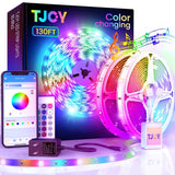 TJOY LED Strip Lights for Studio and Reading Nook – Warm Dimmable RGB Light with Scheduled On and Off