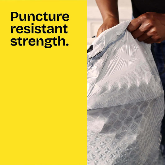 2-layer extra leak protection with ripguard technology for heavy loads