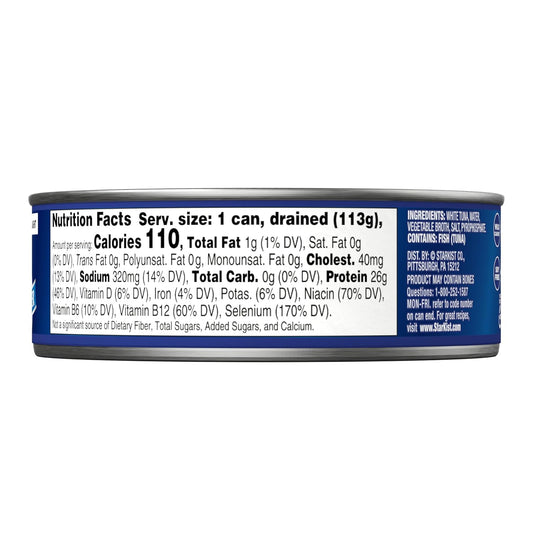 26g protein and 110 calories per serving