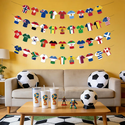 5" l x 80" w assembled banner length for spanning large party areas