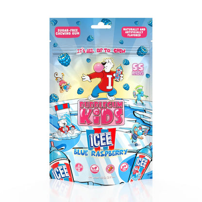 55-piece chiclet gum per resealable pouch