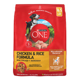 Purina ONE Chicken and Rice Dry Dog Food – Portable 8 lb Bag for Road Trips, Hiking Breaks and Kennel Stays