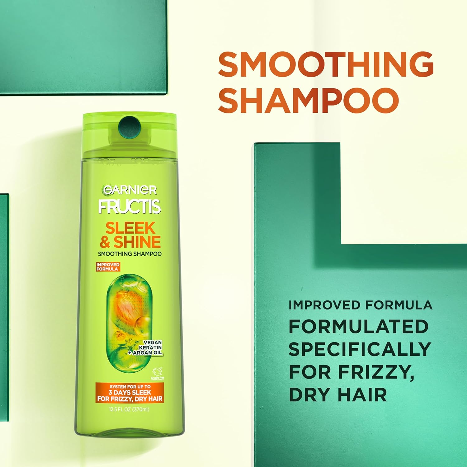 72-hour frizz control tested in 97% humidity conditions