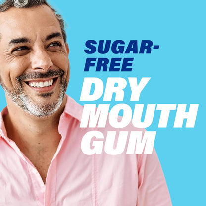 ACT Dry Mouth Gum – Calming After-Coffee Chew for Soothing Dry Mouth, Soothing Mint 20 Count