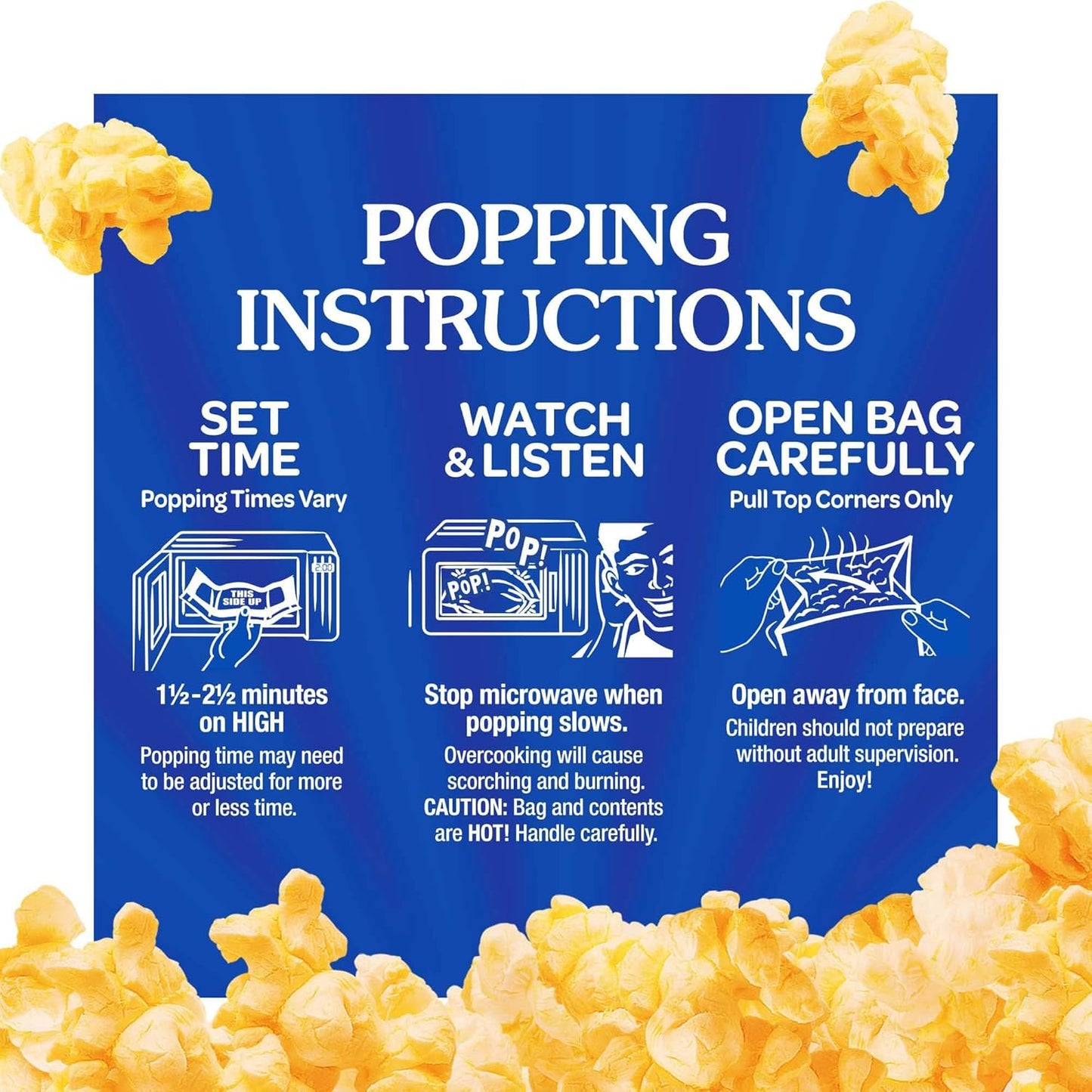 ACT II Butter Lovers Microwave Popcorn, 6 ct 2.75 oz Bags — Breakroom Treat for the Office and Conference Room