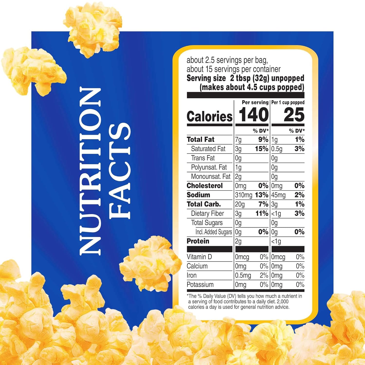 ACT II Butter Lovers Microwave Popcorn, 6 ct 2.75 oz Bags — Breakroom Treat for the Office and Conference Room