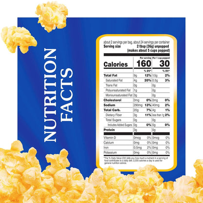 ACT II Xtreme Butter Microwave Popcorn – Lightweight, No-Mess Snack for Open-Air Movie Nights, Tailgates, and Park Picnics