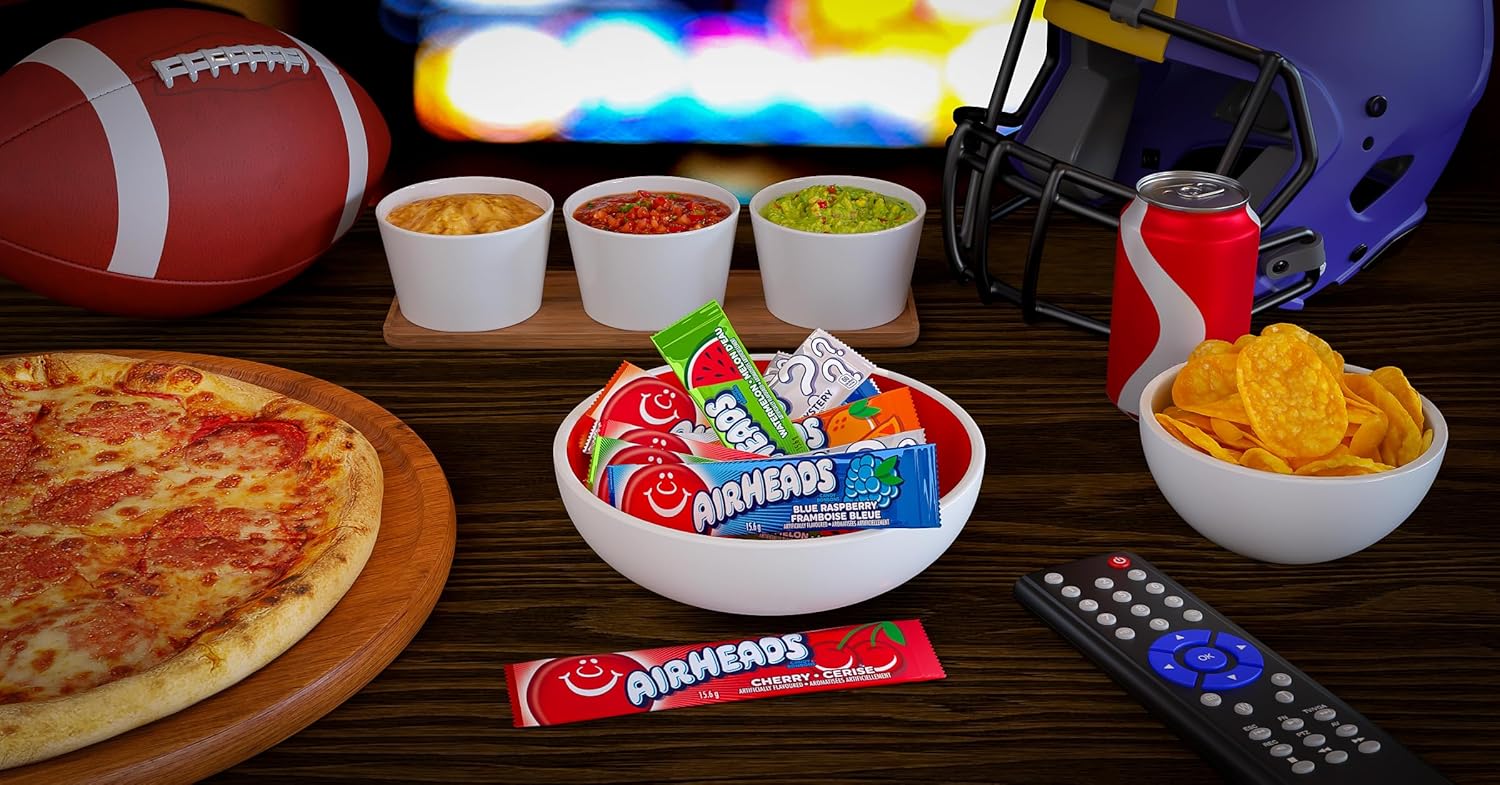 Airheads Sour Allergy-Friendly Candy Bars – Kosher Certified Treats Safe for Nut-Free Schools and Sensitive Groups