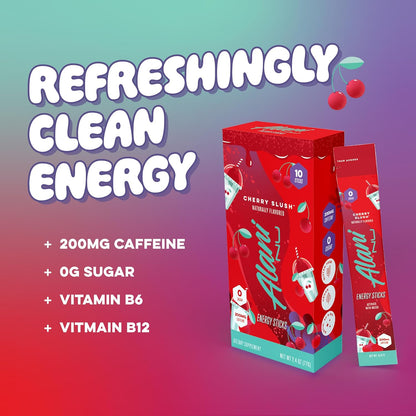 Alani Nu PINK SLUSH Energy Sticks – No-Can Energy for Festivals, Outdoor Festivals, and Adventure Days