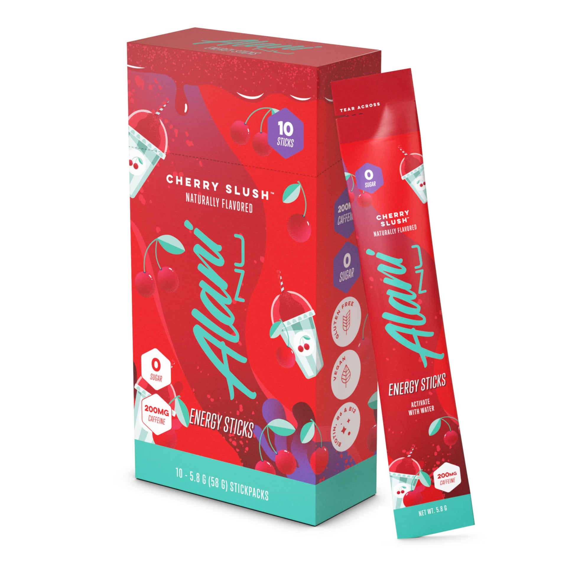 Alani Nu PINK SLUSH Energy Sticks – No-Can Energy for Festivals, Outdoor Festivals, and Adventure Days