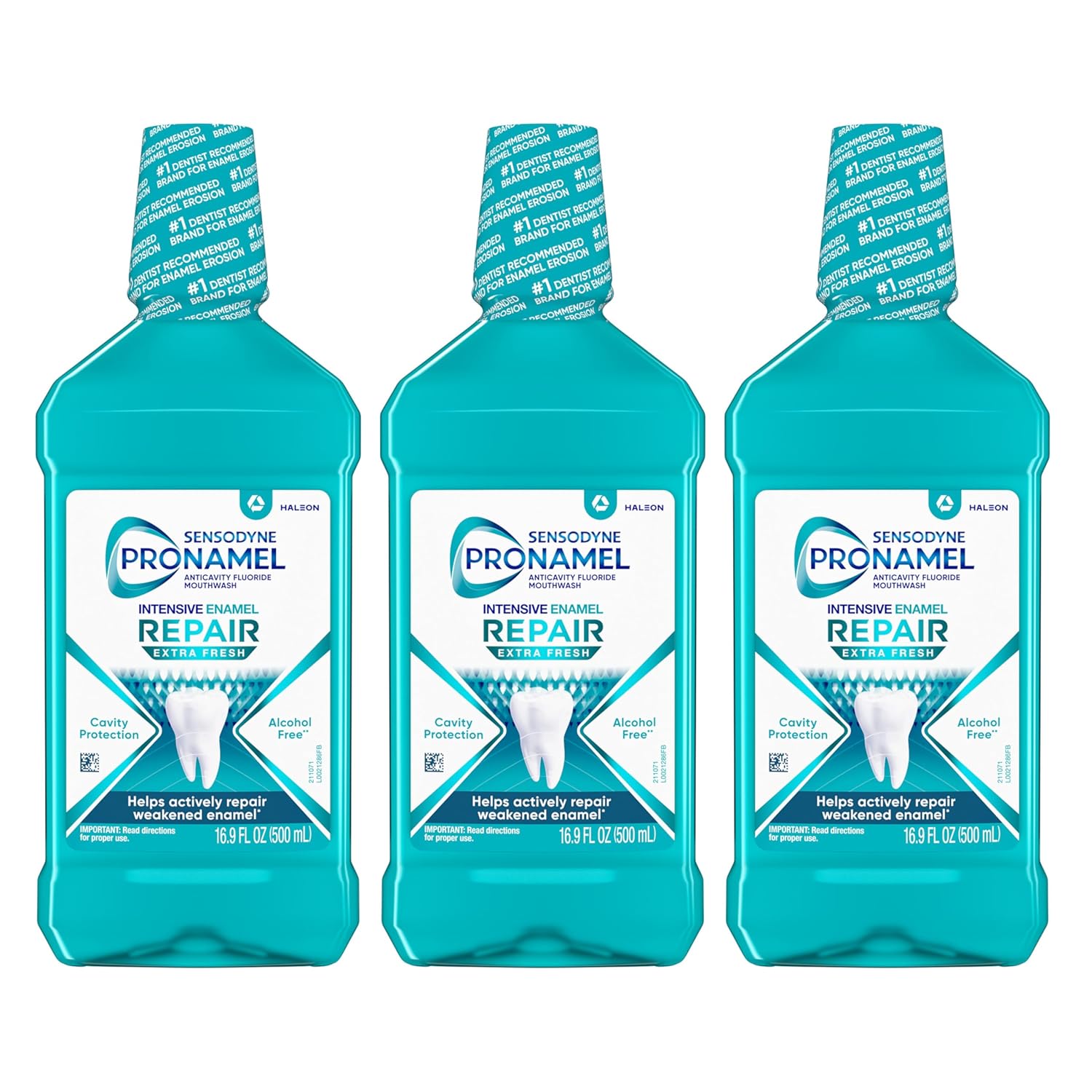 alcohol-free (no ethanol) fluoride mouthwash