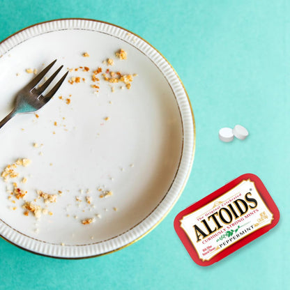 ALTOIDS Peppermint Mints – Compact Curiously Strong Mints for Long Workdays, Travel, and Focus Breaks