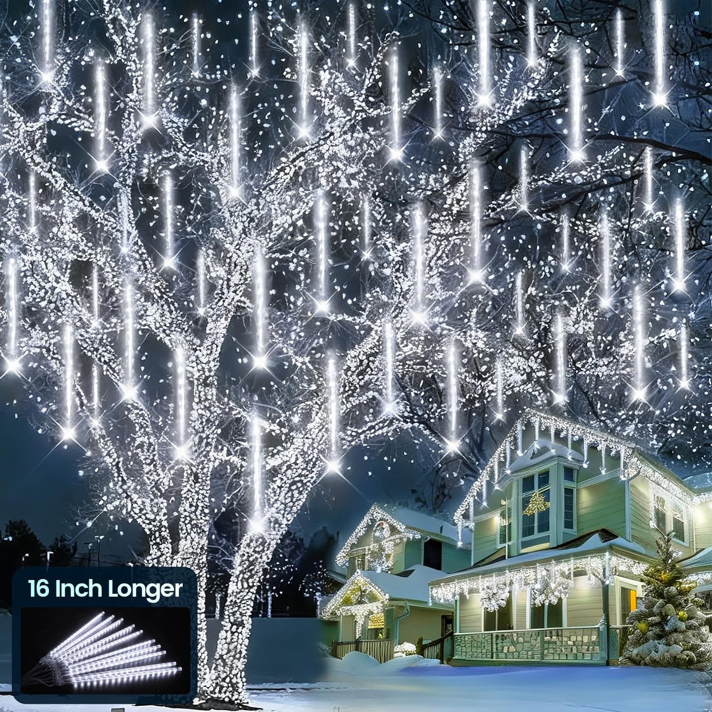Aluan LED Rain Lights – Indoor Holiday Decor Piece That Doubles as Year-Round Atmosphere Lighting for the Home