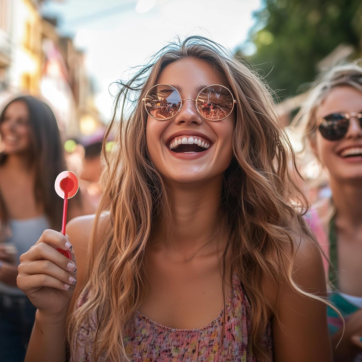 Amos Music Lollipop Candy – Mindful Sweet Treat for Sugar-Conscious Adults, Xylitol Lollipop with Music Surprise