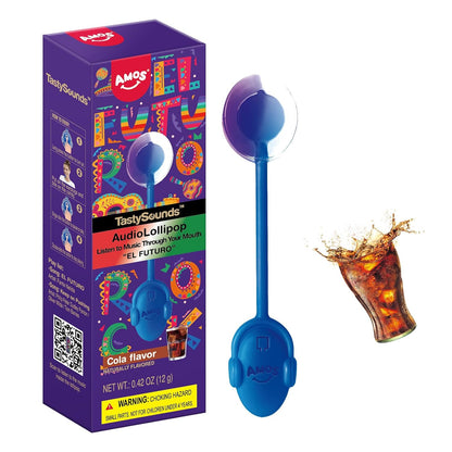 Amos Music Lollipop Candy – Mindful Sweet Treat for Sugar-Conscious Adults, Xylitol Lollipop with Music Surprise