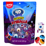 Amos Spooky Body Parts Gummy Bag – 32 Wrapped Pieces for Kids' Playroom Parties, Daycare Snacks & Trick-or-Treat Handouts