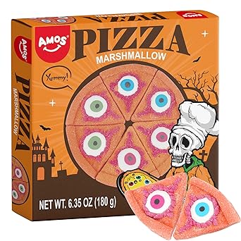Amos Spooky Body Parts Gummy Bag – 32 Wrapped Pieces for Kids' Playroom Parties, Daycare Snacks & Trick-or-Treat Handouts