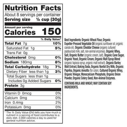 Annie's Cheddar Snack Mix – Non-GMO Savory Snack for Mindful Munching
