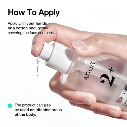 Anua BHA 2 Gentle Exfoliating Toner, Clean-Label Salicylic Acid Toner for Intentional Routines, 5.07 fl.oz
