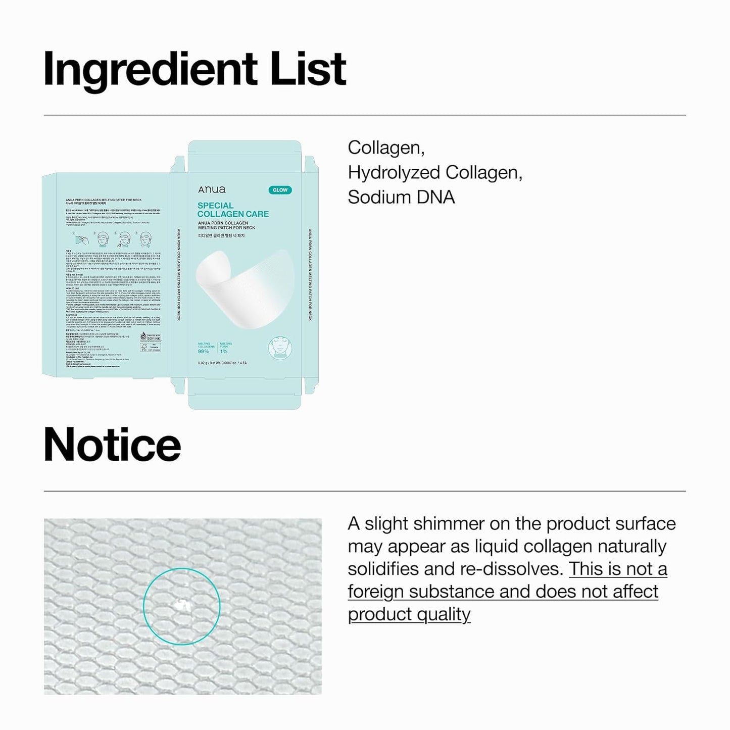 Anua PDRN Collagen Melting Patch – Luxe Salmon DNA Patches for Visible Firming, High-End Korean Beauty Upgrade