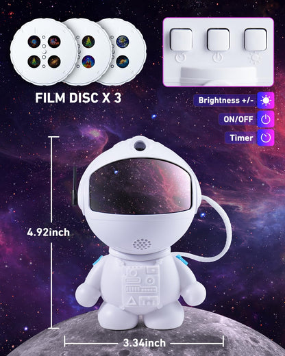 AstroLume Galaxy Night Light Gift for Space Lovers – Unique Housewarming Present and Christmas Gift Idea for Adults and Teens