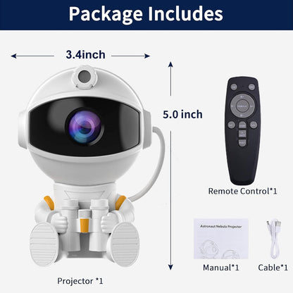 Astronaut Galaxy Lamp – Romantic Anniversary & Valentine's Day Gift for Her, Star Light Projector with Remote Control for Bedroom