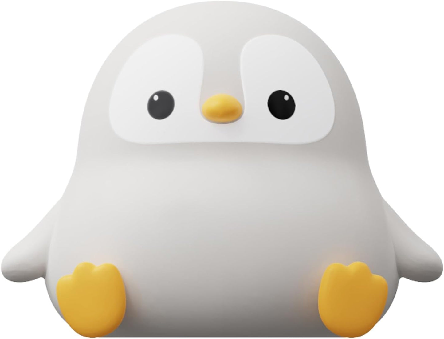 ATSUI Designer Penguin Lamp – Modern Silicone Night Light for Living Room Aesthetic, Cordless and Rechargeable