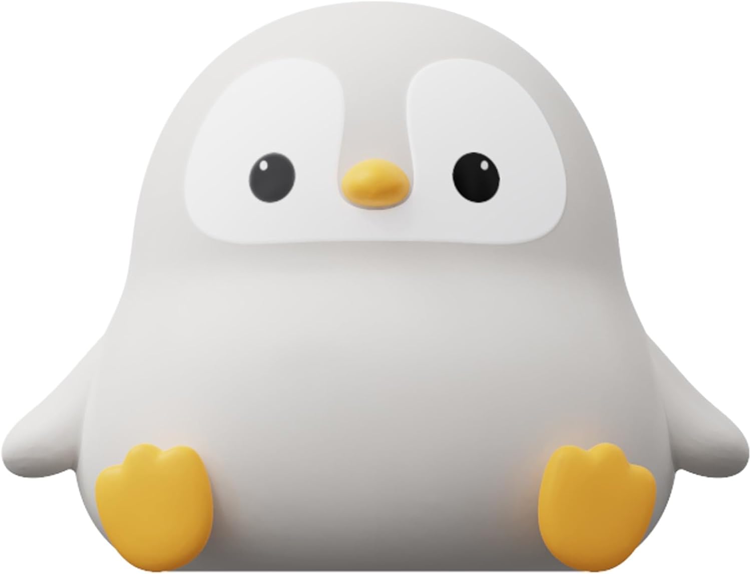 ATSUI Designer Penguin Lamp – Modern Silicone Night Light for Living Room Aesthetic, Cordless and Rechargeable