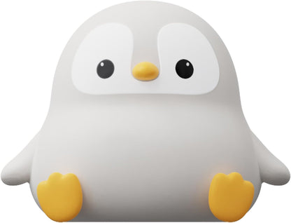 ATSUI Designer Penguin Lamp – Modern Silicone Night Light for Living Room Aesthetic, Cordless and Rechargeable