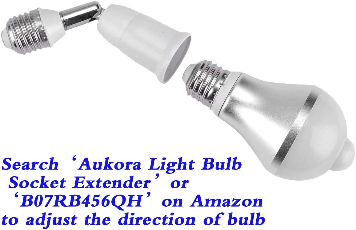 Aukora PIR Outdoor Light Bulbs – Dusk to Dawn Patio and Driveway Motion Lighting for Open Air Entertaining and Travel Setups