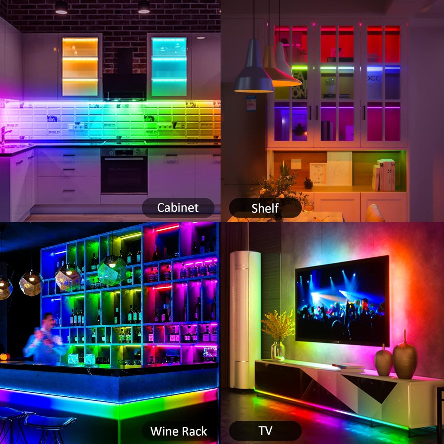 Aulanto Smart LED Light Bars, Unique Holiday Gift for Mom with Music-Sync Party Mode