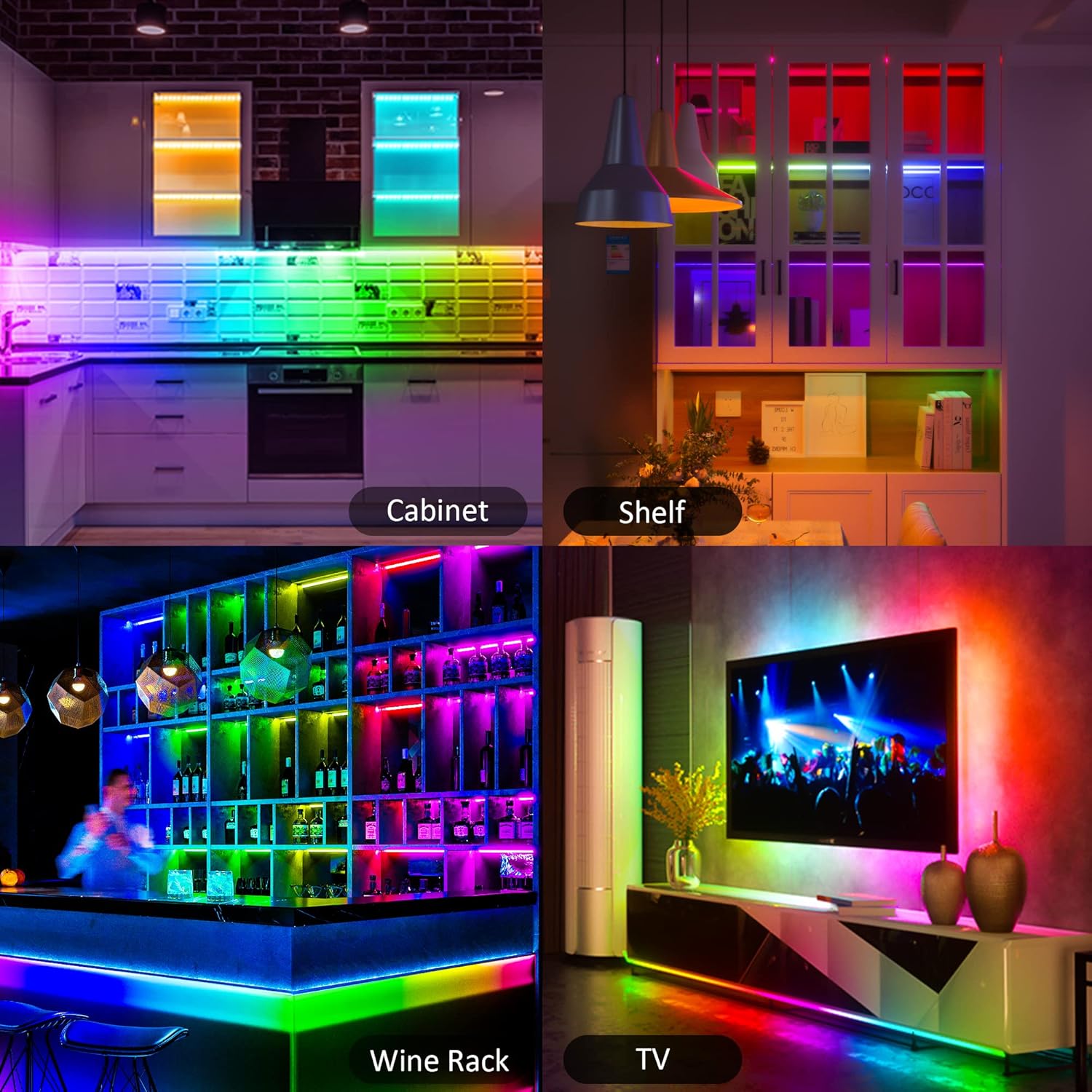 Aulanto Smart LED Light Bars, Unique Holiday Gift for Mom with Music-Sync Party Mode