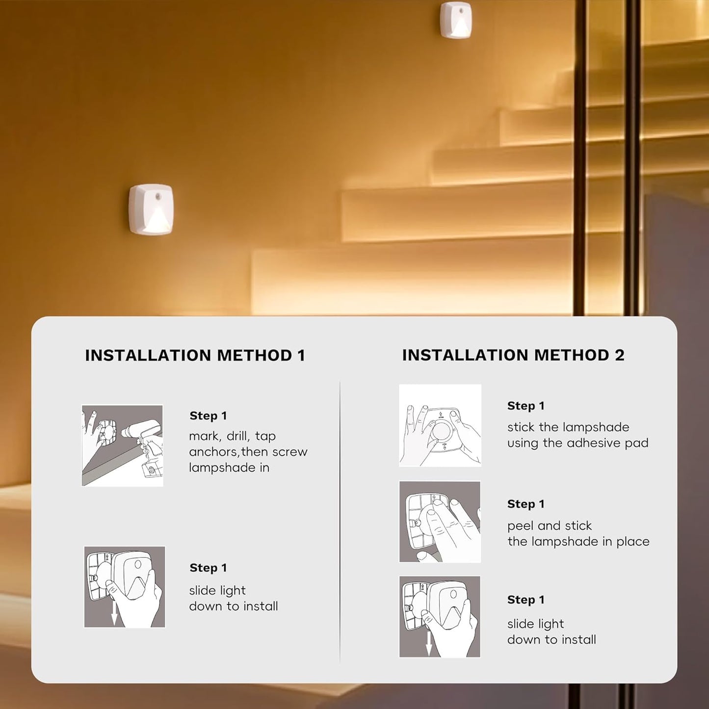 Aurora Glow Battery Wall Lights – Neutral, Hardware-Free Lighting for Intentional Small Spaces